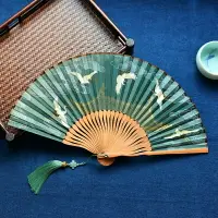 在飛比找樂天市場購物網優惠-中國風復古風折扇漢服平裝隨身古典女式折疊扇子日式舞蹈折扇禮品