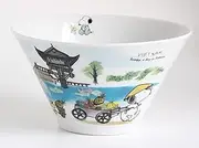 Peanuts Snoopy World Travel Multi Bowl, Vietnam, White, 23.7 fl oz (700 ml)