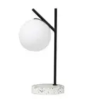 Amalfi Flo Table Lamp Bedside Desk Study Light Home Office Decor White/Black