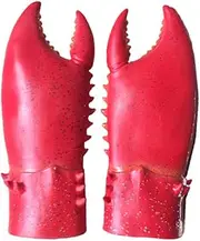 ABOOFAN Animal Cosplay Novelty paw Giant Crab Claws Crab Claws Costumes Prop Simulated Paw red Halloween Scorpion