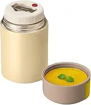 Lueear Insulated Lunch Containers, Hot Food Lunch Container with Carry Handle Lid, Double Wall Vacuum Sealed Jar for Soup Storage Camp School Work