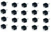 20 3.5mm Stereo Y Splitter Audio Adapter-1/8" Male Plug to (2) Female Jacks 13A