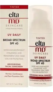 EltaMD Tinted UV Broad-spectrum Moisturizer SPF 40 Facial Sunscreen 1.7oz 48g