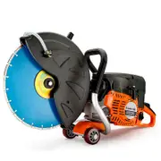 Baumr-AG 75CC Petrol Concrete Saw Cut Off Demolition Saw Wet Demo Brick Road Cutter