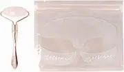PARSA Beauty Selfcare Kit with Rose Quartz Roller and Reusable Face Pads, Anti Swelling, Skin Tightening, Soothing Care, Luxury Home Wellness Kit Cooling Effect