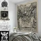 |Tapestry Living Room Tarot Card Wall Hanging Poster Hippie Bohemian Bedspreads