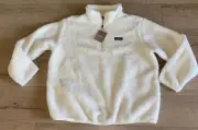 Patagonia Los Gatos 1/4 Zip Jacket Women's Size X Large Outdoors Thermal White