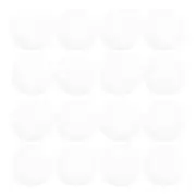 100pcs Transparent Badge Button Protective Films Diy Button Maker Clear Plastic