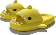 [Sisttke] Shark Slippers Children's Bath Slippers Shark Sildes Slippers Girls Boys Cute Sandals Summer Bath Slippers Non-Slip Mules Shower Bathing Shoes Beach