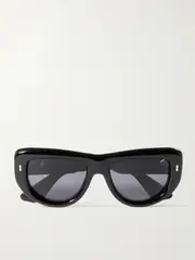 [Jacques Marie Mage] Jacques Marie Mage - + Erin Wasson The Sud Square-frame Acetate Sunglasses - Black - One size One size Black
