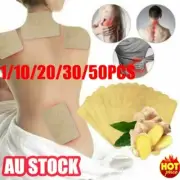10/50pcs Herbal Ginger Patch Body Detox Neck Knee Pad Pain Relief Health Care