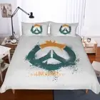 Quilt/Doona/Duvet Cover Set Single/Double/Queen/King Bed Overwatch Pillowcase