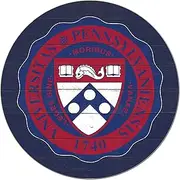 KH Sports Fan Pennsylvania Quakers Colored Circle Sign, 20x20 Inches, Quakers Decor for Dorm, Fan Cave, Living Room; Display Your Team Spirit with This University of Pennsylvania Quakers Wall Art