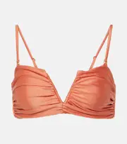 [Jade Swim] Jade Swim Calla bandeau bikini top AU 16 red