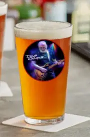 David Gilmour (Art) - Rock and Roll - 16oz Pint Beer Mixing Glass Pub Barware