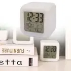 Changing Digital Night Light Electronic Clock Bedroom Calendar LED Alarm Clock