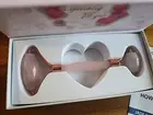 Jade Roller for Face - Rose Quartz Face Roller Skin Care - Stone Facial Rolle...