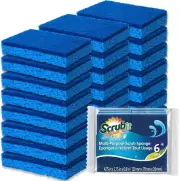 Nonscratch Cleaning Scrub SpongesScrubbing Dish Sponge Ideal For Washing Kitchen
