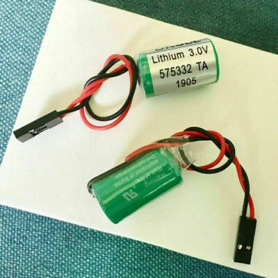 2x 3V 1.2Ah 575332TA /6FC5247-0AA18-0AA0 PLC Battery For SIEMENS 810D 840D PLC