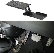 RT-TCZ Dead Pedal Brake Shoes Solid Steel Left Side Foot Rest Kick Panel Accessories for Jeep Wrangler JL Gladiator JT 2018 2019 2020 2021 2022 2023