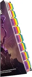 Book Tabs for The Dungeons & Dragons 2014 Dungeon Master's Guide. Laminated, Durable, Color-Coded Repositionable Tabs (Book not Inlcluded)