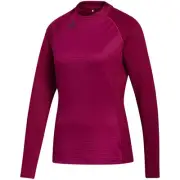 Women's adidas COLD.RDY Long Sleeve Mock - Power Berry XL