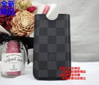 在飛比找Yahoo!奇摩拍賣優惠-優買二手精品名牌店 LV N63184 黑 棋盤 格紋 手機