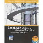 ESSENTIALS OF MODERN BUSINESS STATISTICS WITH MICROSOFT OFFICE EXCEL 7/E ANDERSON 9781337298292<華通書坊/姆斯>