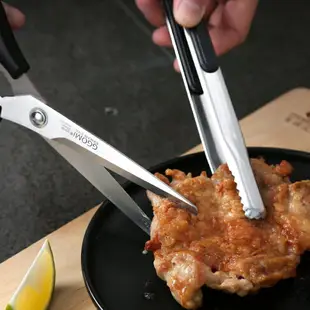 韓國烤肉店專用不銹鋼剪刀雞排牛排剪泡菜剪韓式彎把烤肉剪刀