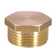 Thread Pipe Plug,Outer Hex Thread Socket Pipe Plugs - Blanking Plug Fitting, Portable Port Plug, Water Pipe Plug, Hose Adapter for Petroleum Petrochemical