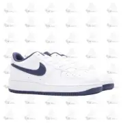 Kids Air Force 1 LV8 2 GS White Midnight Navy Football Grey FV5948-104 Sneaker