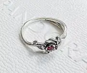 Pandora Beauty and The Beast Rose Silver Ring 190017C01 +FREE BOX +CLOTH