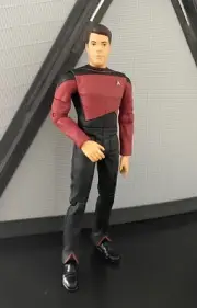 STAR TREK DIAMOND SELECT COMMANDER WILLIAM RIKER COMMAND CHAIR 20th ANNIVERSARY