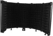 JOINPAYA 1 Set Microphone Sponge Filter Isolation Shield for Mic Microphone Isolation Shield Mic Sound Absorbing Mic Filter Foam Shield Acoustic Absorber Black Abs Plus Eva