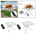 Fire Pit Camping Firepit Rack Bonfires Grill Multifunction Wood Heating Mesh for
