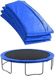 Trampoline Padding, 8ft/10ft Replacement Trampolines Safety Pad Mat, UV-Resistant & Tear-Resistant and Edge Protection, Spring Cover Round Frame Accessories