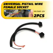 Extension Wire Pigtail Female A P 9003 H4 Two Harness Head Light Connector Plug (for: Volkswagen)