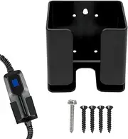 Vehicle Plug Holster Wall Mount Charger Holder Charging Holder Box Charging Supplies for Electric Vehicle Control Box Holder EV Charger Cable Box with Screws EV Charging Supplies for Electric Vehicle