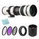 CL015 420-800MM F/8.3-16 手動超長焦鏡頭+UV/CPL/FLD濾鏡套裝+2X 420-800MM