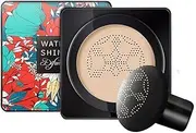 Light Concealer Cushion BB CC Cream Mushroom Head Make Up Waterproof Moisturizing Foundation Natural Brightening Full Coverage Base
