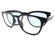 Polaroid Glasses Clip On Polarized Sunglasses Black Azure/ Blue Lens PLD6080 OY4
