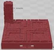 Half Sized Wall Tiles Set 2 - Aztlan - Pathfinder - Dungeons & Dragons -RPG- Tab