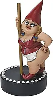 Garden Gnomes Statue Resin, Funny Outdoor Garden Gnomes Statues Decoration, Outdoor Dwarf Sculpture Decor, Sexy Pole Dancer Resin Gnome Dwarf, qzjijosen