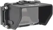 Nitze Monitor Cage with HDMI Cable Clamp and Sunhood for Atomos Ninja Ultra/Ninja V/Ninja V+ / Shinobi 5" / ZATO Connect
