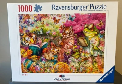 Ravensburger Book Club Jena DellaGrottagliab 1000 Pc Puzzle - NEW -