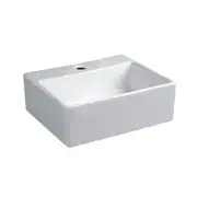 330*290*115mm Gloss White Ceramic Rectangle Wall Hung/Above Counter Basin