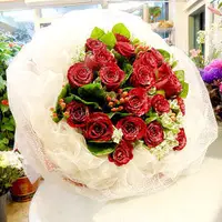 在飛比找PChome商店街優惠-Taipei Flowers Shop~進口玫瑰20朵紅玫瑰