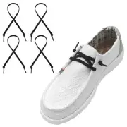 2 Pairs Elastic Shoe Laces Laces for Shoes Flat Shoelaces Shoe Strings for Sn...