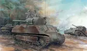 Dragon 6462 1:35 U.S. Marines Sherman M4A2 Late PTO Military Tank Model Kit