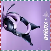 New azer x Sanrio Kuromi Kraken V3 X Wired Headset Headphone Limited Edition